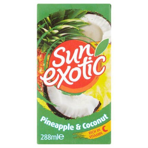 Sun Exotic Pineapple & Coconut Juice Drink 288ml Case of 27
