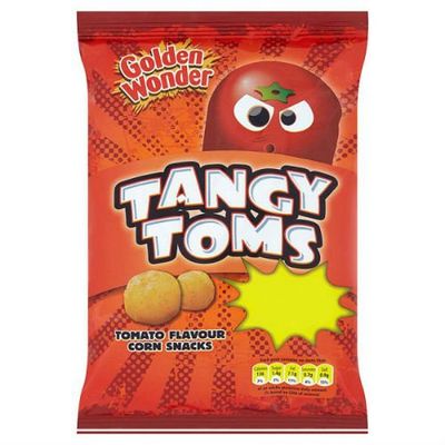 Golden Wonder Tangy Toms Crisps 28g Case of 36