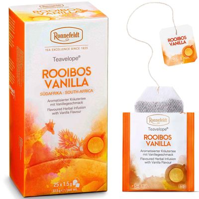 Ronnefeldt - Teavelope - Rooibos Vanilla - Flavoured Herbal Tea - 25 X ...