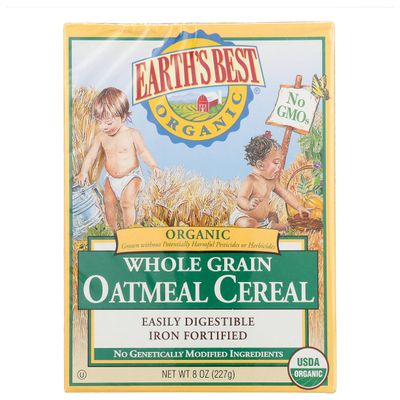 Earth's Best Baby Cereal - Oatmeal - 8 oz