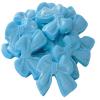 12 Edible Bows Cupcake Decorations Cake Toppers (Blue) view 1