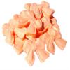 12 Edible Bows Cupcake Decorations Cake Toppers (Peach) view 1