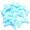 12 Large Bows Edible Cake Cupcake Topper Decorations (Blue) view 1