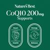 Nature's Best Co Enzyme Q10 - High Strength CoQ10 Supplement - One-a-Day - High Potency, Fast Absorption - UK Made - 200mg, 60 Capsules (2 Months' Supply) view 3