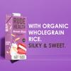 Rude Health 6 x 1 Litre Organic Brown Rice Dairy-Alt Milk, 100% Natural Organic Drink, Lactose Free, Dairy Free & Gluten-Free, Unsweetened, Award-Winning, Healthy & Vegan, 100% Recyclable Packaging view 2