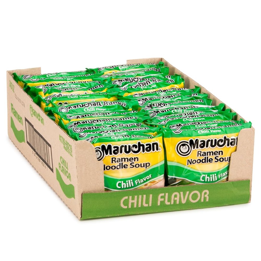 Maruchan Ramen Hot Chili Flavor, 3 Oz, 24 Ct