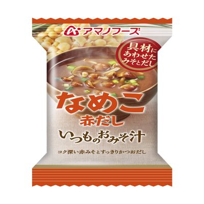 Amanofuzu freeze-dried miso soup usual miso soup Nameko (It's red) 8gX20 meals set (instant miso soup)