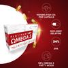 IronMaxx Platinum Omega-3 Soft Gel Fish Oil Capsules, 1000 mg of Omega-3 Fatty Acids per Capsule, 1 x Pack of 60 view 2