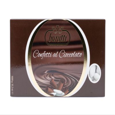 Buratti Confetti White Mini Heart-Shaped Sugared Chocolates, 1 kg