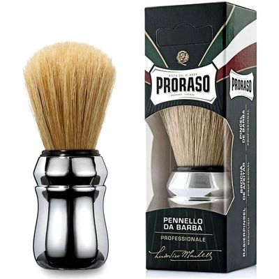 PRORASO Shaving brush, chrome