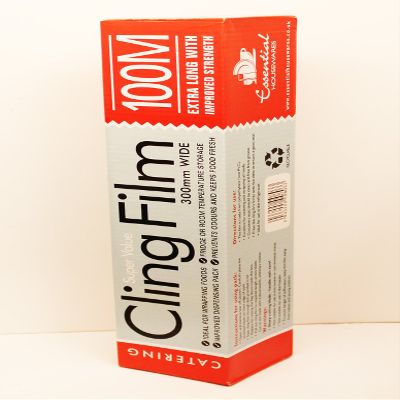 12 PCS OF SUPER VALUE KITCHEN CLING FILM 300MM X 100M LONG-VERSATILE-STRONG