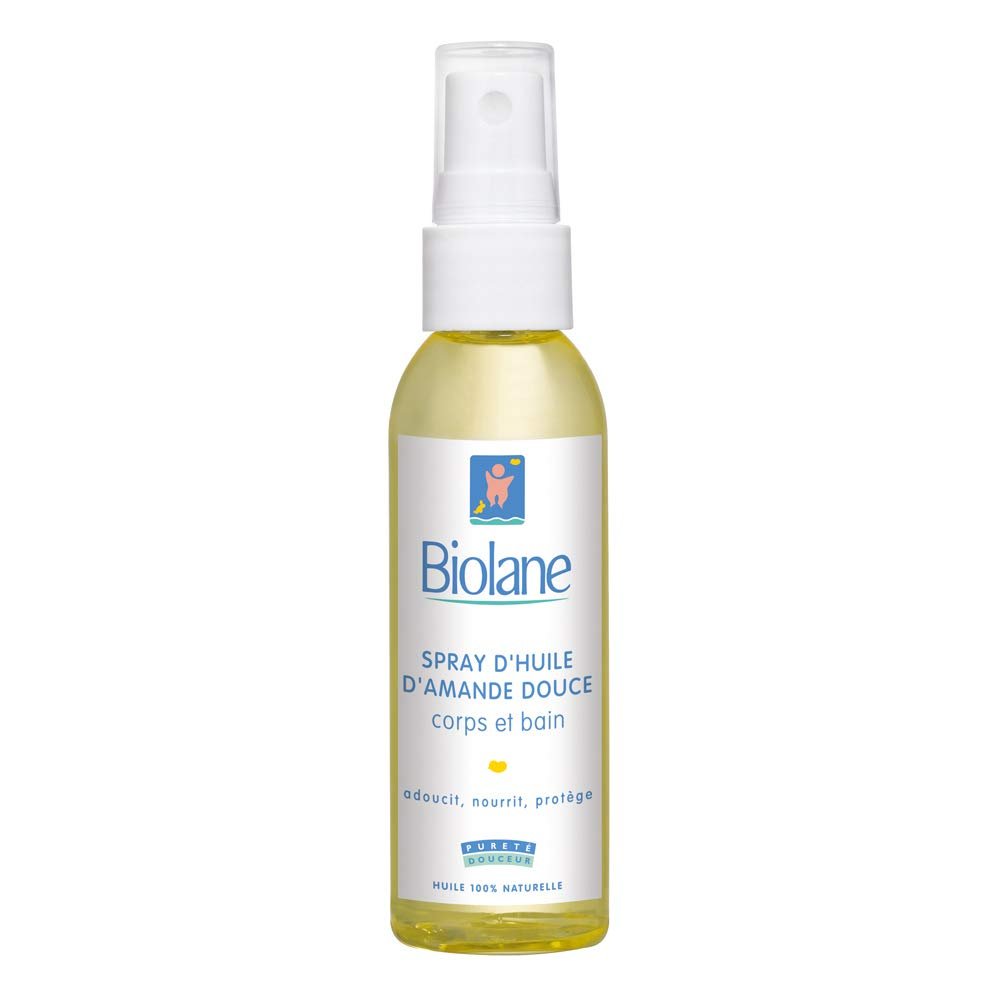 Biolane spray sweet almond oil 75ml - set of 2