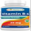 Best Naturals Vitamin B6 25 mg 250 Tablets view 1