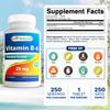 Best Naturals Vitamin B6 25 mg 250 Tablets view 2