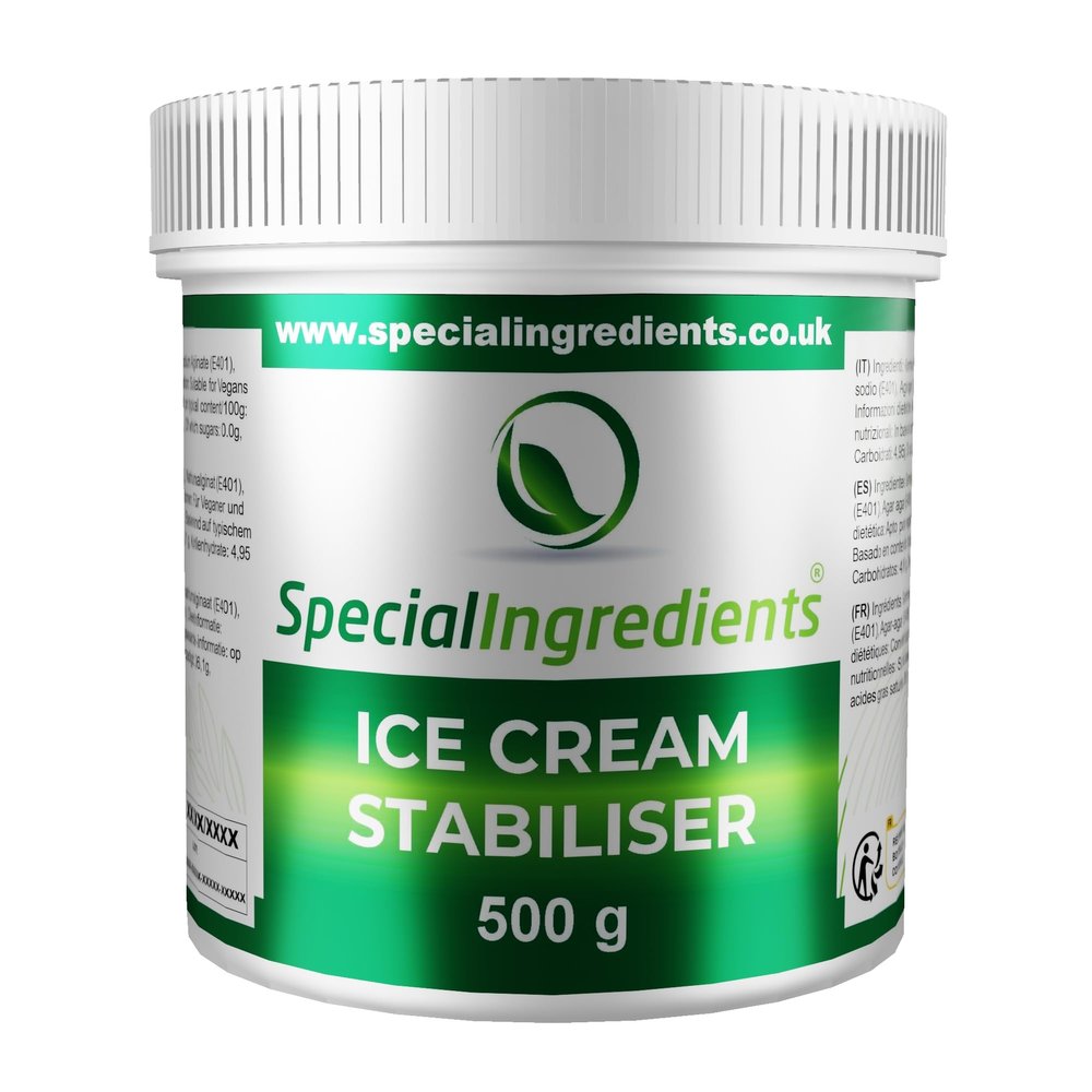 Ice Cream Stabiliser and Improver 500g - Vegan, Non-GMO, Gluten Free  Recyclable Container