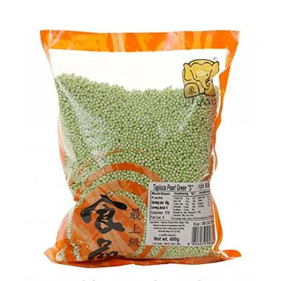 Tapioca Pearls Green Small Size S 14oz.