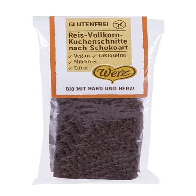 Werz Rice Whole Grain Chocolate Cake Cutting 60g