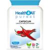 Health4All Capsicum 600mg per Capsule, 60 Capsules 2 Months Suppy, Pure High Strength Cayenne Pepper Supplement Contains Capsaicin, Vegan Joint Support Supplement | Made in UK view 1