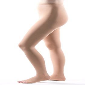 Allegro 20-30 mmHg Surgical 203/206 Pantyhose Open Toe Medical Compression Hose
