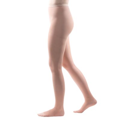 Allegro 20-30 mmHg Essential 33 Sheer Support Compression Pantyhose - Comfortable Women's Compression Hose with Closed Toe, Nude, Medium