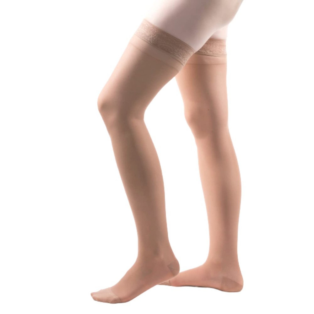 Allegro 15-20 mmHg Essential 4 Sheer Support Thigh High Compression Hose