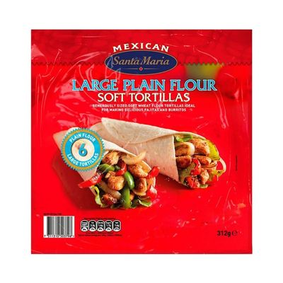 Santa Maria Mexican Large Tortillas (6)