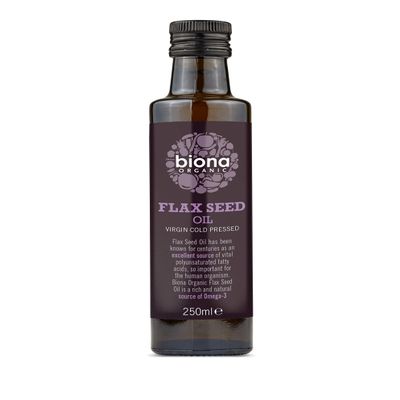 BIONA Organic Flax Oil 250ml (Pack of 1)