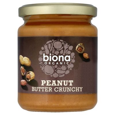 Biona Organic Peanut Butter Crunchy with Sea Salt (250g
