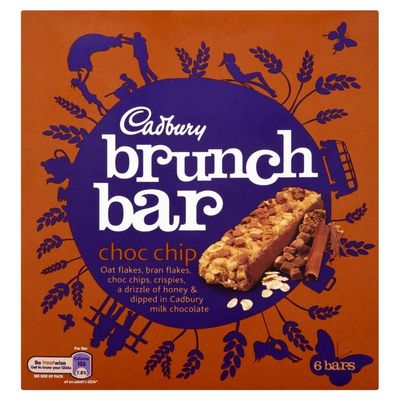 Cadbury Chocolate Chip Brunch Bars (6x35g)