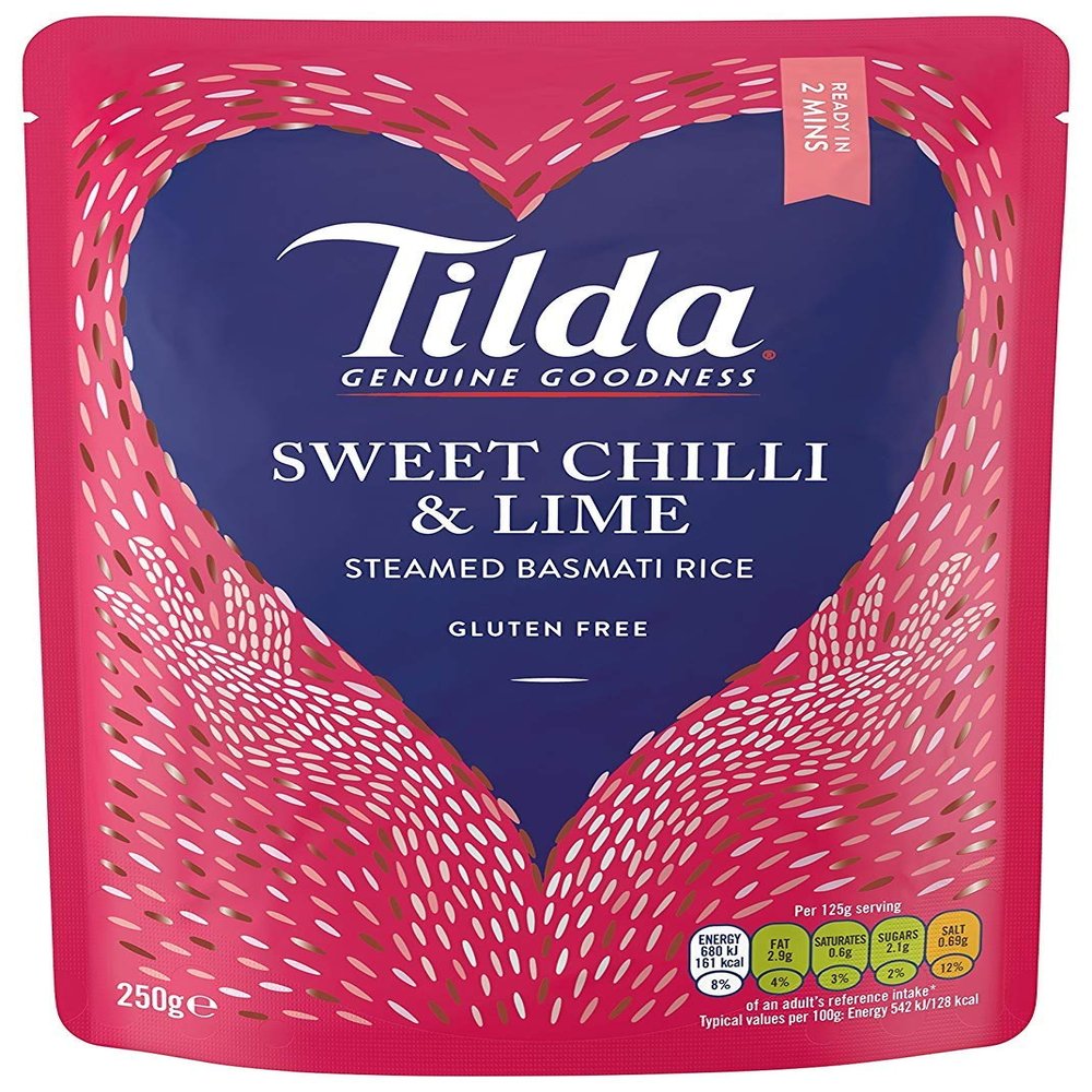 Tilda Sweet Chilli & Lime Basmati Rice, 250g
