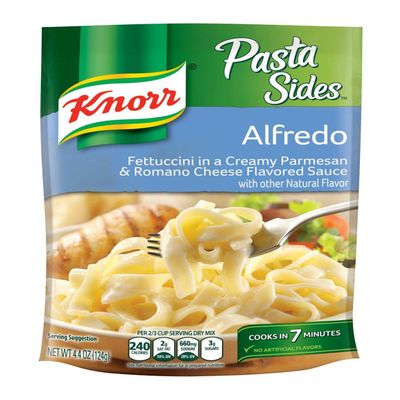 Knorr Pasta Sides: Fettuccini Alfredo (Pack of 2) 4.4 oz Bags