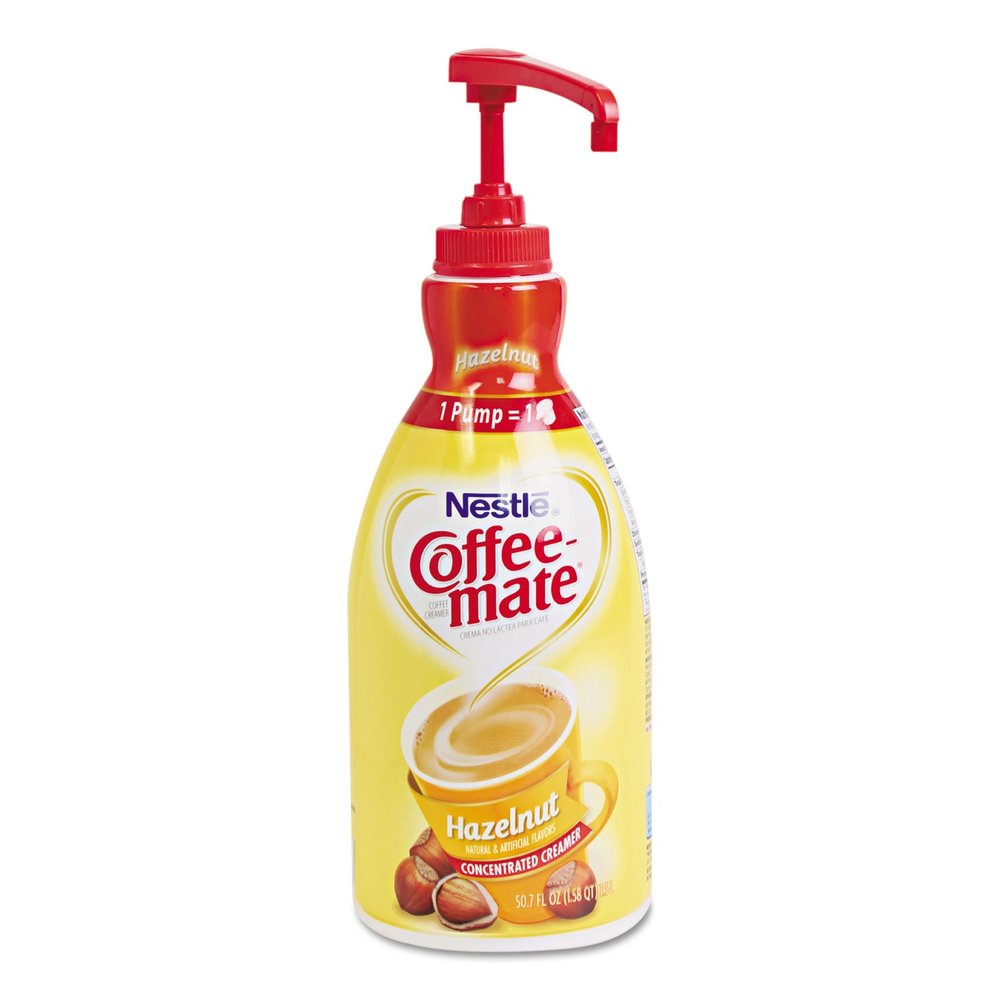 Coffee Mate Hazelnut Creamer with Pump, 1.5l