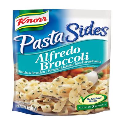 Knorr Pasta Sides: Alfredo Broccoli (Pack of 4) 4.5 oz Bags