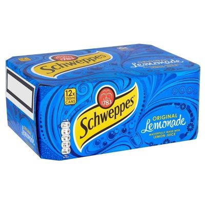 Schweppes Original Lemonade (12x150ml)