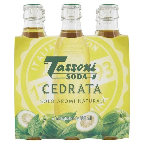 Tassoni - CEDRATA : SODA AU Cedrat DE CALABRE X 6