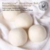 EcoJeannie (WB0006 - 6 Pack) Wool Dryer Balls - XL Eco-Friendly Natural Unscented Fabric Softener Static Guard - Handmade in Nepal view 3