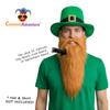 Costume Adventure Fake Beard Blonde Hillbilly Beard Dwarf Beard Rockstar Beard One Size Auburn Blonde view 3