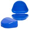 2 x Slim Dental Retainer Case, Pink, Blue or White (2 x Blue) view 1