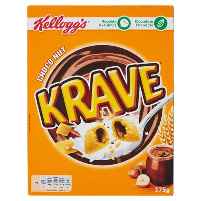 Kellogg's, Krave, Choconuts Cereals, 375 gr