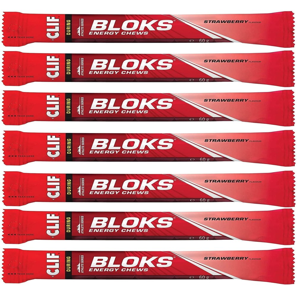 Clif Bar Shot Bloks Strawberry 60g (Pack of 7)