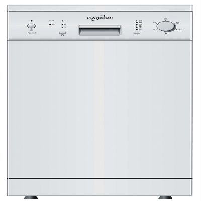45CM 9 PLACE SETTING FREESTANDING DISHWASHER WHITE