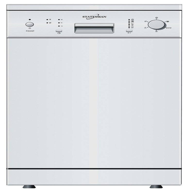 45CM 9 PLACE SETTING FREESTANDING DISHWASHER WHITE