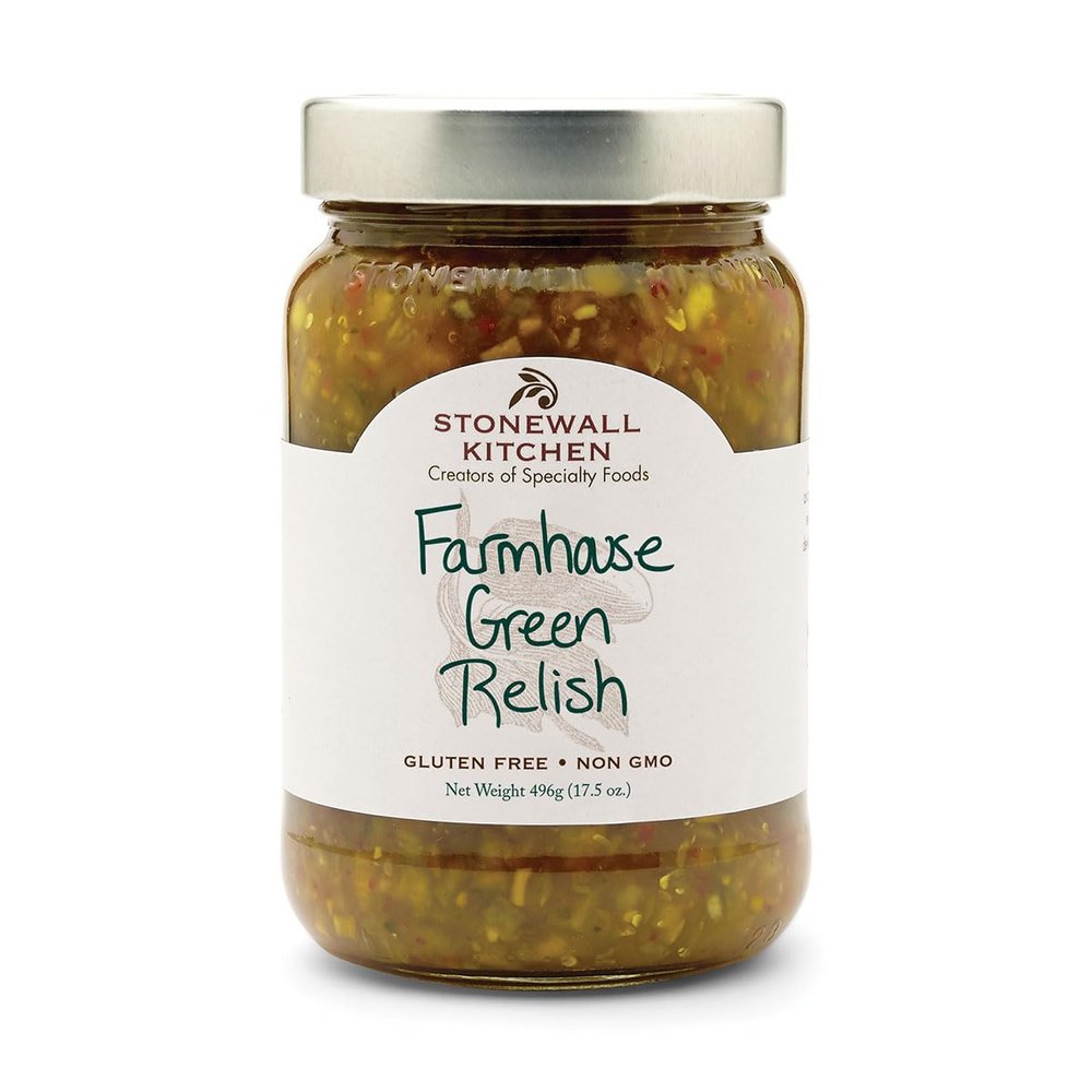 Stonewall Kitchen Farmhouse Green Relish, 17.5 Oz