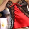 Beauty Night Michele Chemise Erotic Apparel, Red, Large/X-Large view 3