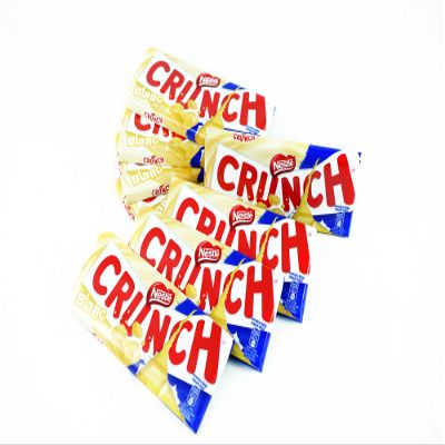 NESTLE CRUNCH WHITE Chocolate & CRISPED RICE - 8 x 100 gr Pack