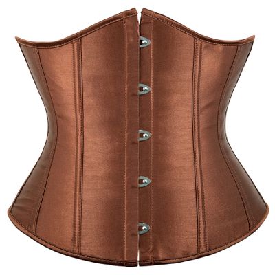 Alivila.Y Fashion Womens Sexy Vintage Underbust Corset 2812-Black Stripe-3XL