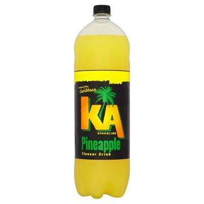 KA Sparkling Pineapple Flavour Drink 2 Litre Case of 6
