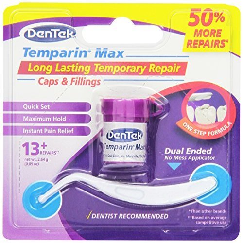 DenTek Temparin One Step Max Hold 2.64 gram,(Pack of 6) by DenTek