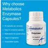 Metabolics Enzymase Digestive Enzyme Complex, 9 Plant Enzymes with Bromelain, Papain & Lactase  UK Made GMP Certified  Vegan Capsules, Digestive Comfort & Gut Health  60 Count view 4