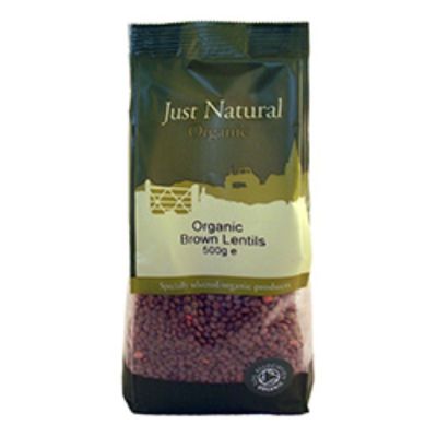 Just Natural Organic Organic Brown Lentils 500g